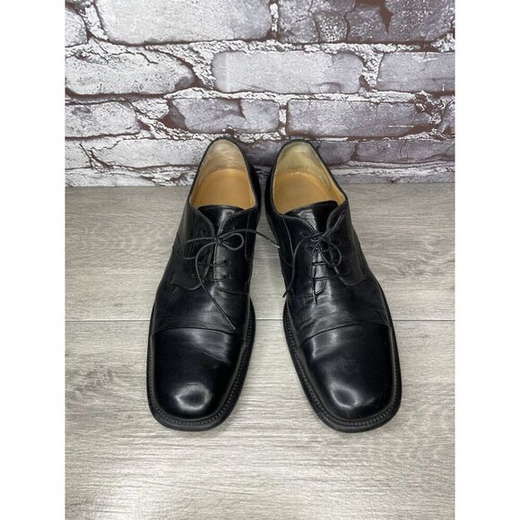 Bally Sailor Black Leather Oxfords Lace Up Dress Shoes Men’s Sz 10.5D US/44EU main image 8